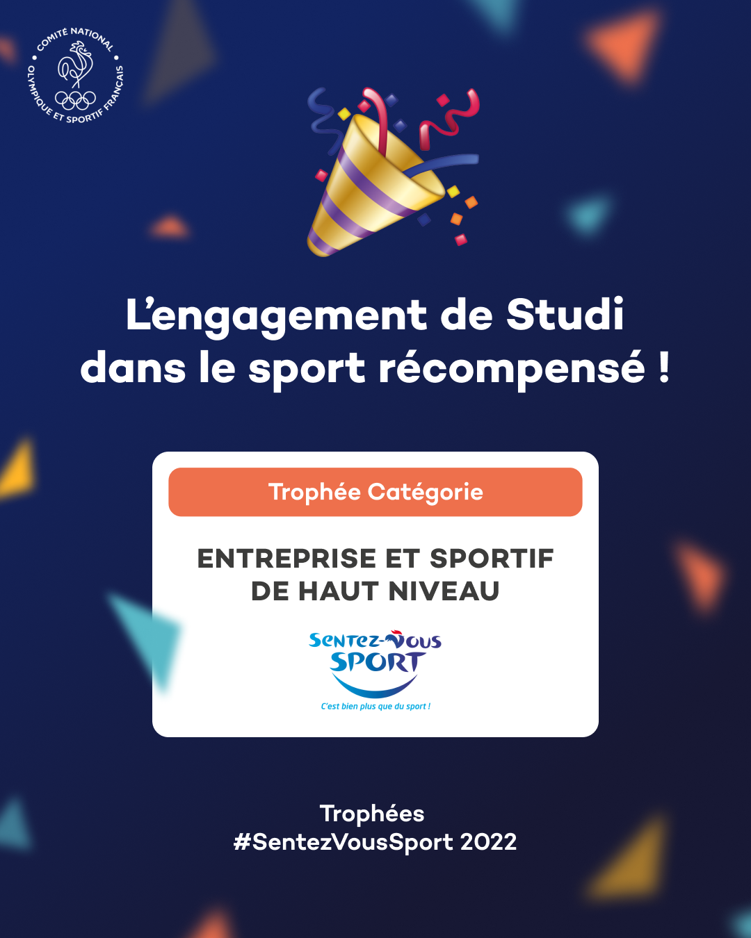 L'engagement de Studi dans le sport récompensé !