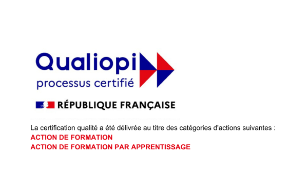 Studi est titulaire de la certification Qualiopi