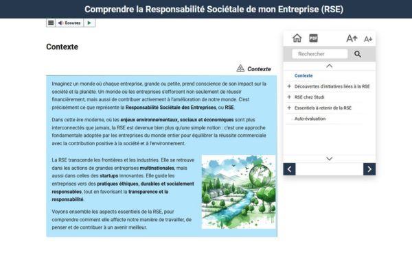 Studi module comprendre la RSE