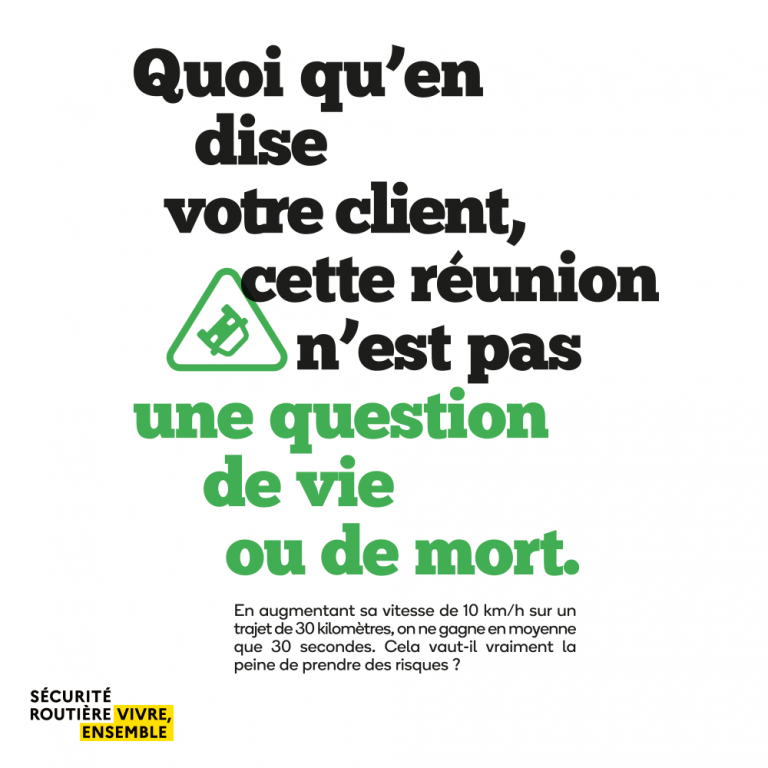 sécurité routière bon reflexe