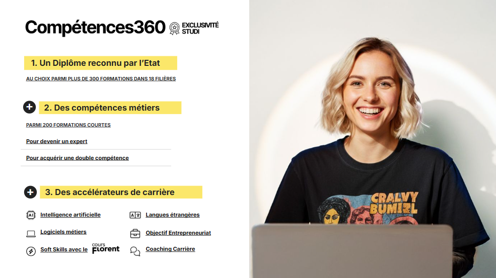 Compétences 360, une exclusivité Studi