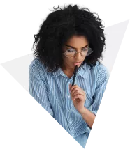 triangle avec personnage