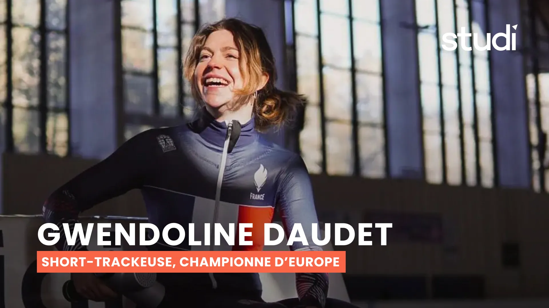 Gwendoline daudet championne europe short track