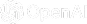 openAI logo blanc