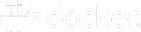 docker logo blanc